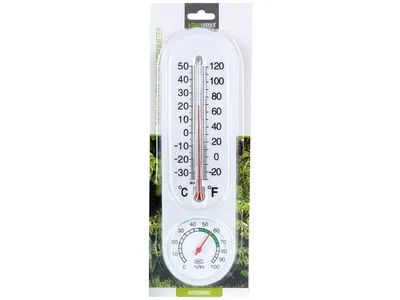 Thermometer met Hygrometer 22 cm 1