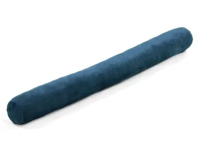 Tocht Rol Blauw Velours 90 cm 1