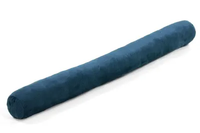Tocht Rol Blauw Velours 90 cm 2