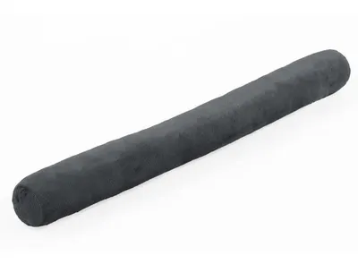 Tocht Rol Grijs Velours 90 cm 1