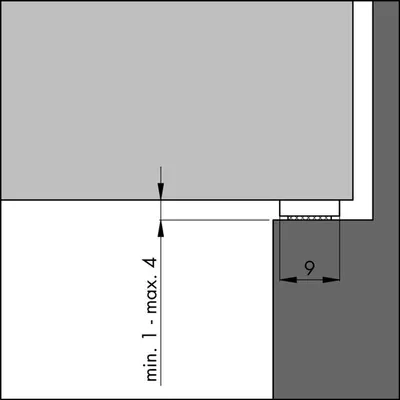 Draft Seal, I, Black 610304062 9x4mm - 7.5 m