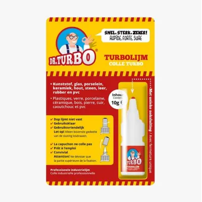 Turbolijm 10 g en Blister Dr. Turbo