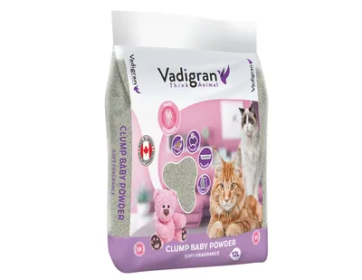 Vadigran Cat Litter Bentonite Baby Powder 12 kg 1