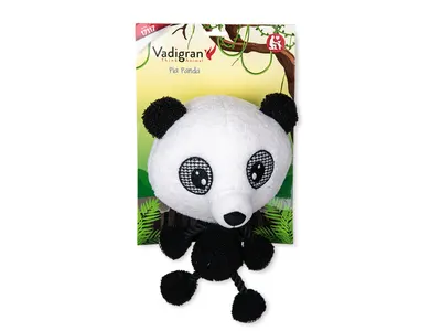 Vadigran Jouet Chien Peluche Pia Panda 30 cm 3