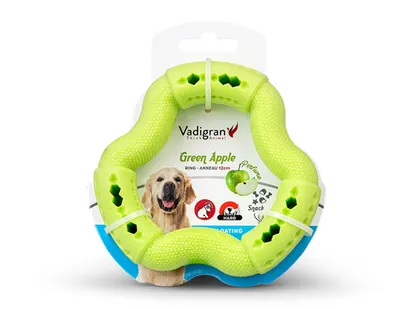 Vadigran Speelgoed Tpr Ring Green Apple 12 cm 5