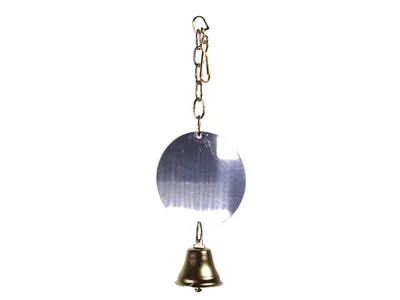 Vadigran Miroir Métal Rond + Cloche 10 cm