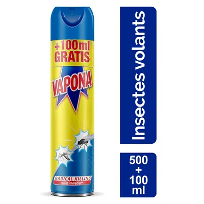 Vapona Spray Insectes Volants 500+100ml