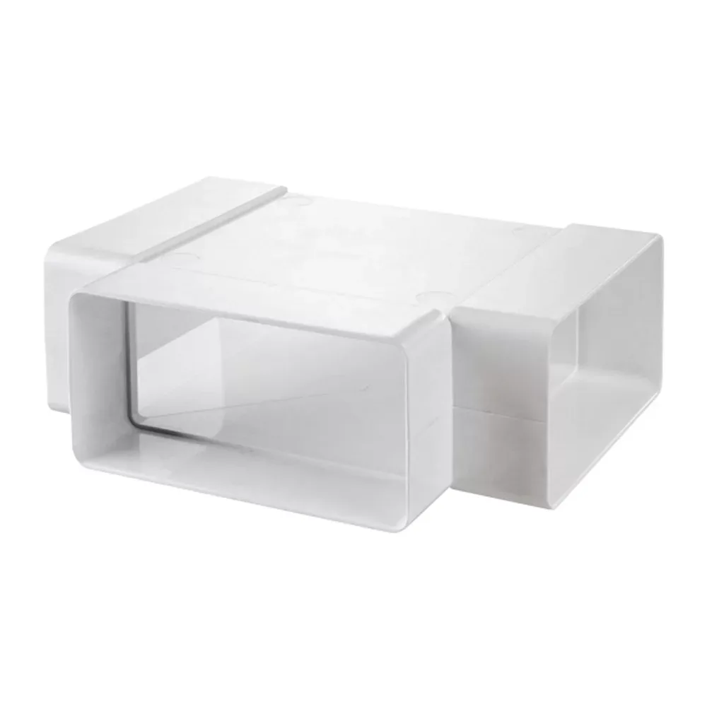 Vent T voor Kanaal 55x110 Wit