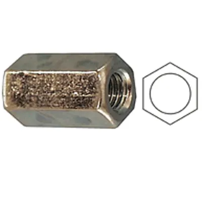 Connecting Nut Zinc Plated M12x36mm