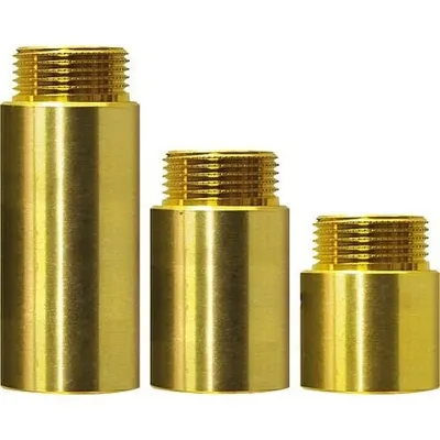 Verlengstuk 1/2mf 15 mm Messing