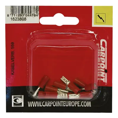 Manchon de Fiche Plat Rouge 3