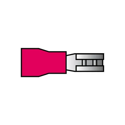 Flat Plug Sleeve Red