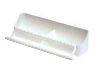 Mangeoire À Oiseaux Plastique Blanc 18 cm