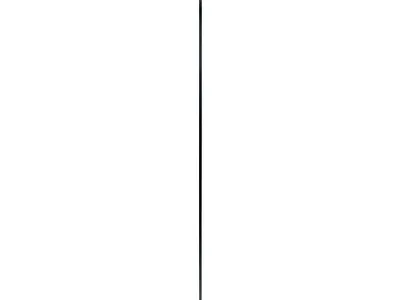 Profil de Cadre de Moustiquaire Avant 300 cm Noir Mat