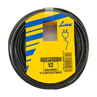 Vtlbp 2x0.75mm² White 5 m