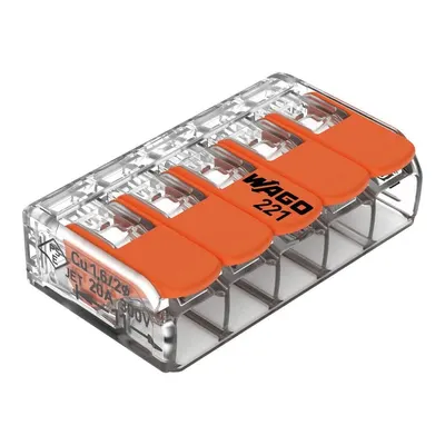 Wago Souple 5p 4 mm²