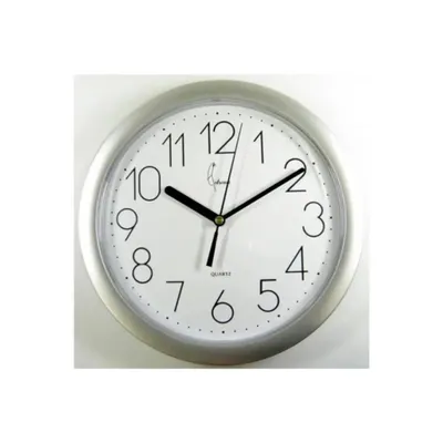 Wall Clock Silver 0 25