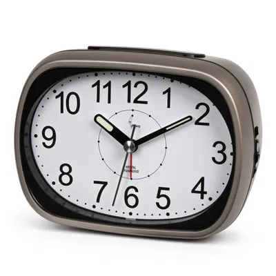 Alarm Clock White Titanium