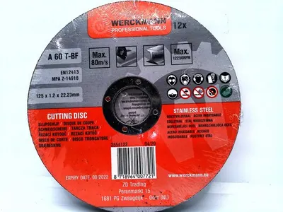 Werckmann Slijpschijven 12st 125 mm 1
