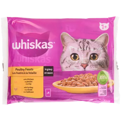 Whiskas Volaille en Sauce 4x100g