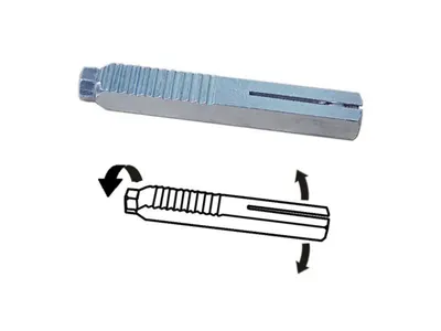 Replaceable Pin for Door Handle, Galvanized 8x65mm