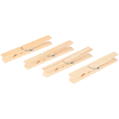 Wood Pegs Wasknijpers 24st Hout 2