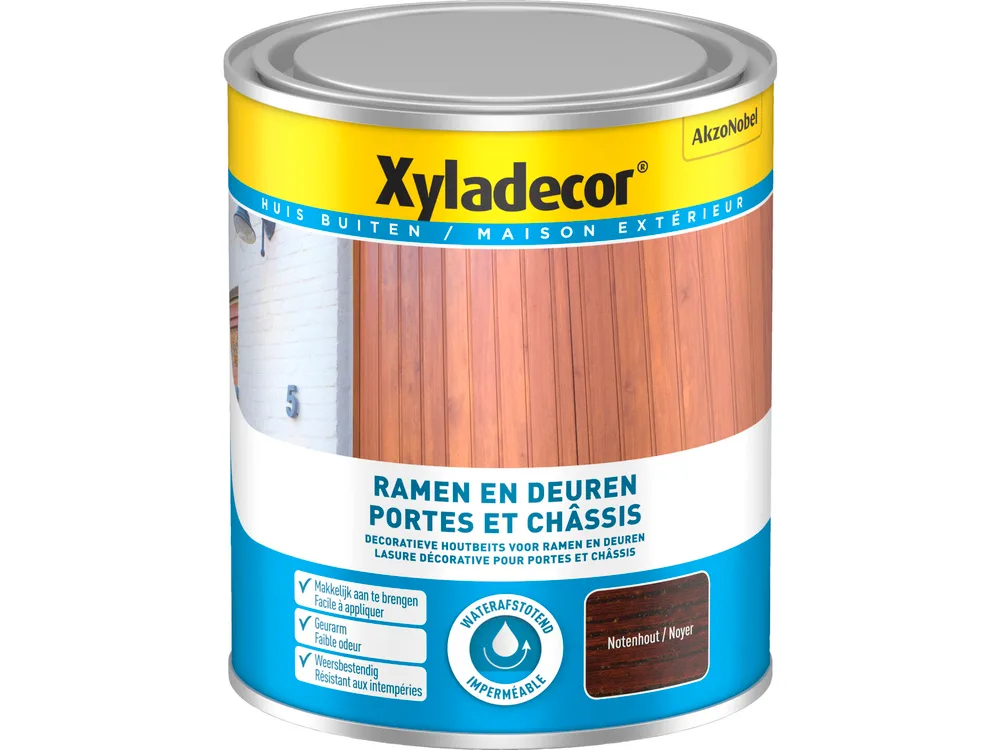 Xy Raam/deur Beits Notenhout 0.75 l
