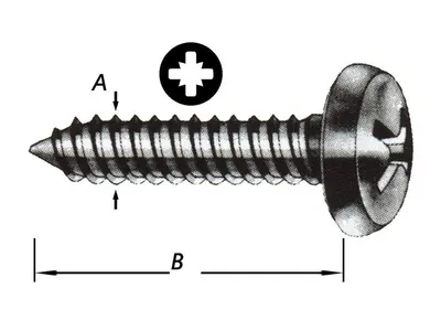 Self Tapping Screws Cyl. Head 4.2 X 25 mm